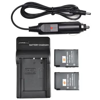 DSTE 2PCS KLIC-7002 Camera Battery with US Plug Charger Kit for KODAK EasyShare V530 V603 Zoom Camera
DSTE 2PCS KLIC-7002 Camera Battery with US Plug Charger Kit for KODAK EasyShare V530 V603 Zoom Camera