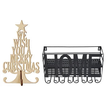 1 set Little Christmas Christmas Tree Decorations & 1 pcs Wall Mounted Wine Rack Stem Glass Holder Wine
1 set Little Christmas Christmas Tree Decorations & 1 pcs Wall Mounted Wine Rack Stem Glass Holder Wine