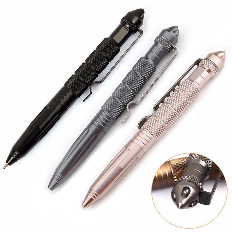 

Outdoor EDC Tool survival kit Tactical Pen Self Defense Cooyoo Tool Aviation Aluminum Anti-skid Portable camping hik OC-shipping