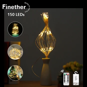 150 LED Dimmable Starburst String Lamp Lighting Starburst Fairy String Lights Bouquet Shape Chandelier Decor Lamp For Xmas
150 LED Dimmable Starburst String Lamp Lighting Starburst Fairy String Lights Bouquet Shape Chandelier Decor Lamp For Xmas