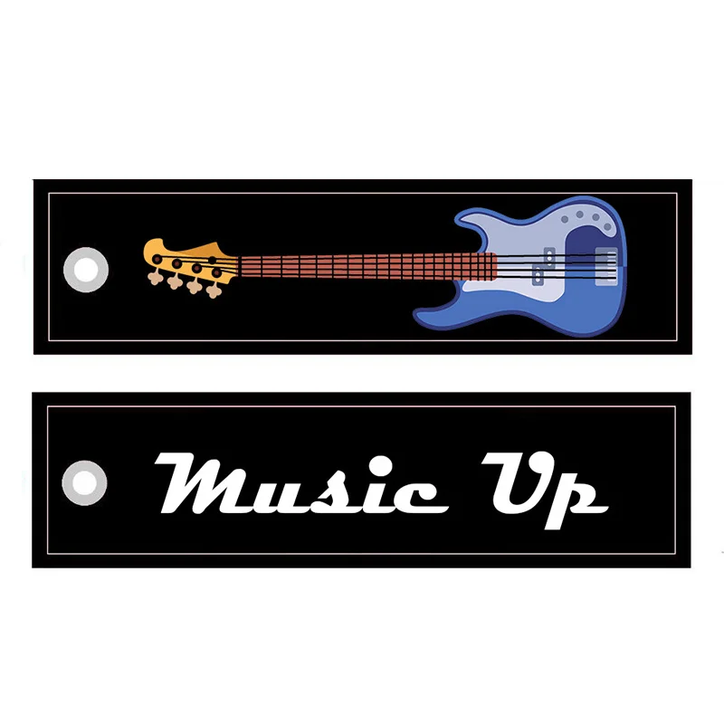 MiFaViPa 1 PC Embroidery Guitar Keychain Porte Fashion Trinkets Gift Motorcycle Car Key Accessories Music Lover Key Ring
MiFaViPa 1 PC Embroidery Guitar Keychain Porte Fashion Trinkets Gift Motorcycle Car Key Accessories Music Lover Key Ring