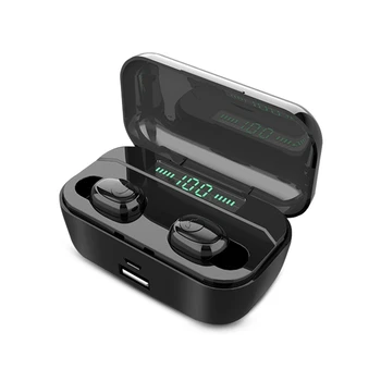 G6S Bluetooth Earphone LED Fast Wireless Charging Earbuds Volume Control TWS Earpiece with 3500 MAh Power Bank Long Battery Life
G6S Bluetooth Earphone LED Fast Wireless Charging Earbuds Volume Control TWS Earpiece with 3500 MAh Power Bank Long Battery Life