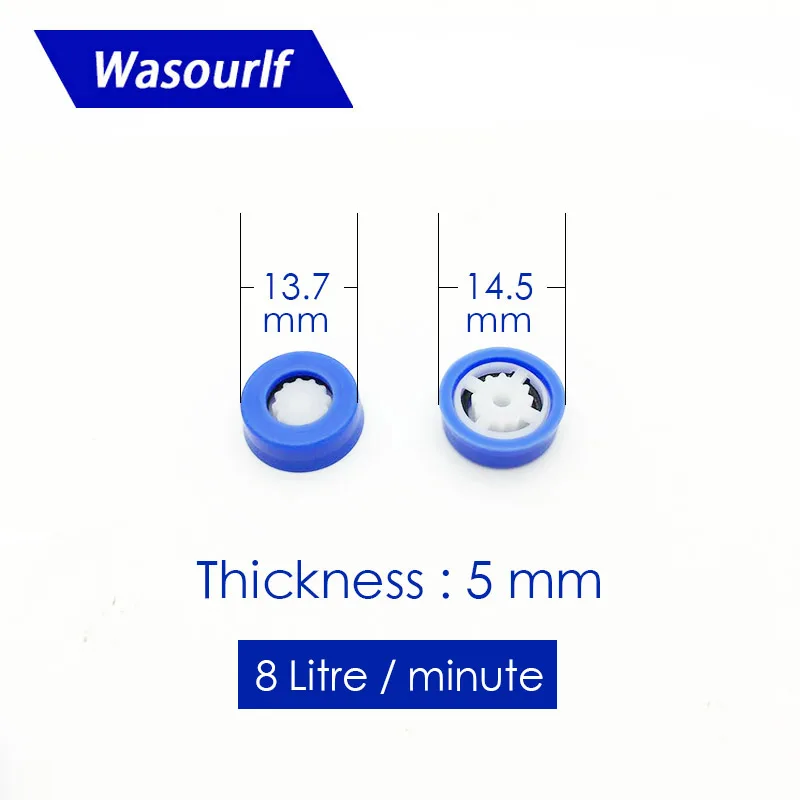 

WASOURLF 50 PCS Good Quality Water Saving Check Value Non-return Flap Reducer Regulater Used For Shower Head Bathroom