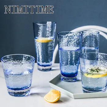 Japanese Style Hammer Pattern Blue Water Cup Summer Wine Glass Drink Office Water Cup Tableware
Japanese Style Hammer Pattern Blue Water Cup Summer Wine Glass Drink Office Water Cup Tableware
