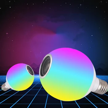 E27 With Remote Control Smart 12W LED Light Bulb Ball Shape Living Room RGB Bluetooth Music Colored Color Changing Dimmable
E27 With Remote Control Smart 12W LED Light Bulb Ball Shape Living Room RGB Bluetooth Music Colored Color Changing Dimmable