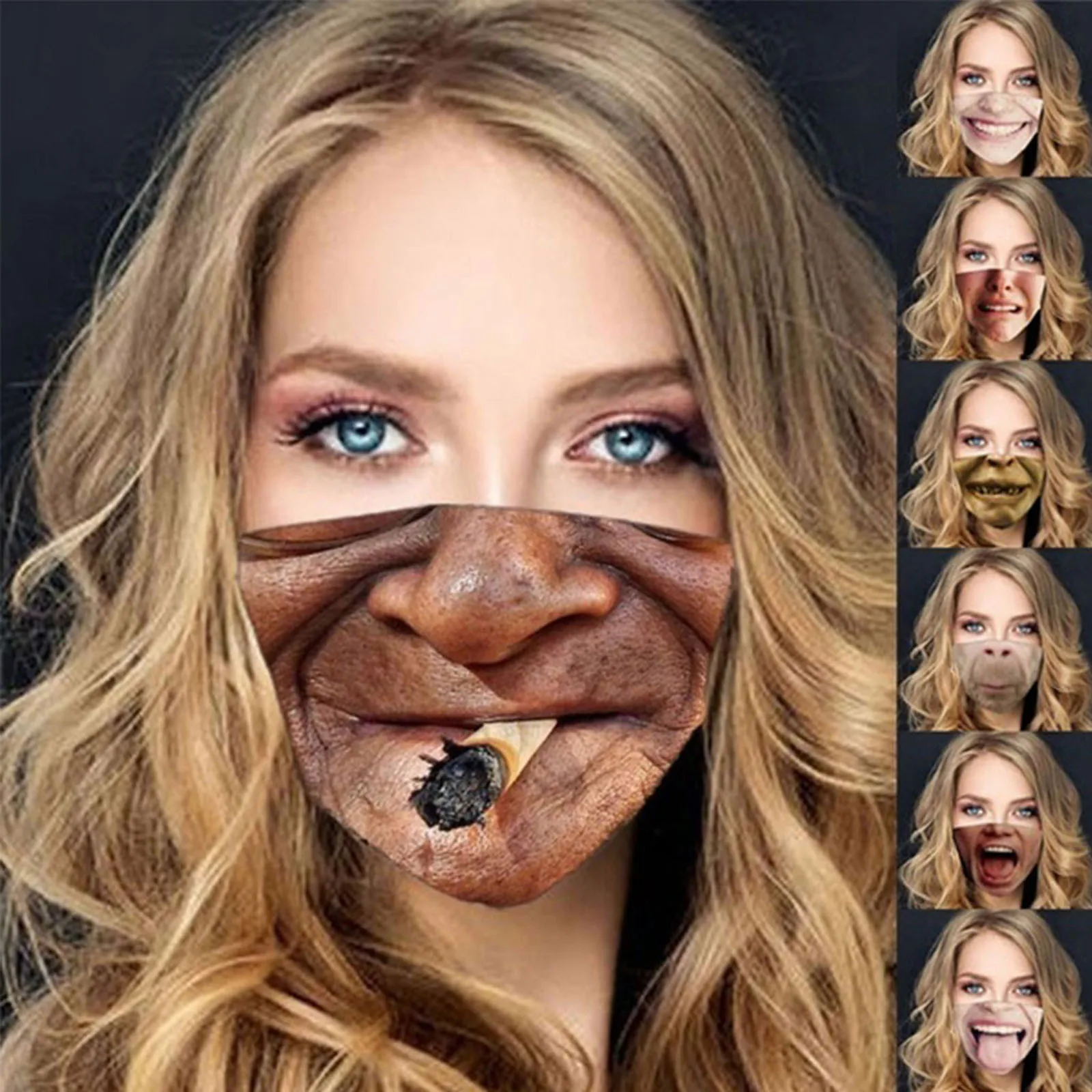 Fast Delivery Unisex Adult Animal Printed Funny Face Outdoor Mouth Breathable Cycling Mask Bandage Mascarilla reutilizable 2021
Fast Delivery Unisex Adult Animal Printed Funny Face Outdoor Mouth Breathable Cycling Mask Bandage Mascarilla reutilizable 2021