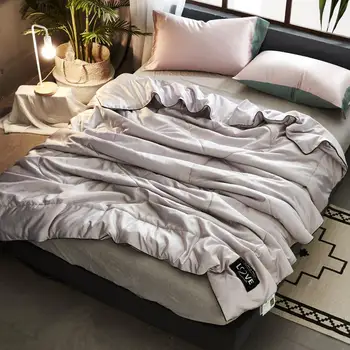 50 New Ice Silk Summer Quilt Smooth Blankets Solid Comforter Bed Cover Quilting Suitable for Adults Kids No Pillowcase Washable
50 New Ice Silk Summer Quilt Smooth Blankets Solid Comforter Bed Cover Quilting Suitable for Adults Kids No Pillowcase Washable