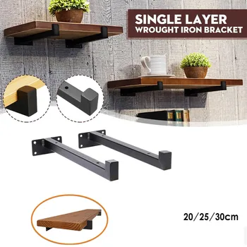 1pair Wall Mounted Shelf Bracket Heavy Duty Scaffold Board Floating Bracket Industrial Iron Support Table 20cm/25cm/30cm
1pair Wall Mounted Shelf Bracket Heavy Duty Scaffold Board Floating Bracket Industrial Iron Support Table 20cm/25cm/30cm