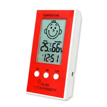 CX-201 Electronic Thermometer Hygrometer Weather Station Digital Indoor Outdoor LCD Screen Temperature Humidity Monitor Meter
CX-201 Electronic Thermometer Hygrometer Weather Station Digital Indoor Outdoor LCD Screen Temperature Humidity Monitor Meter