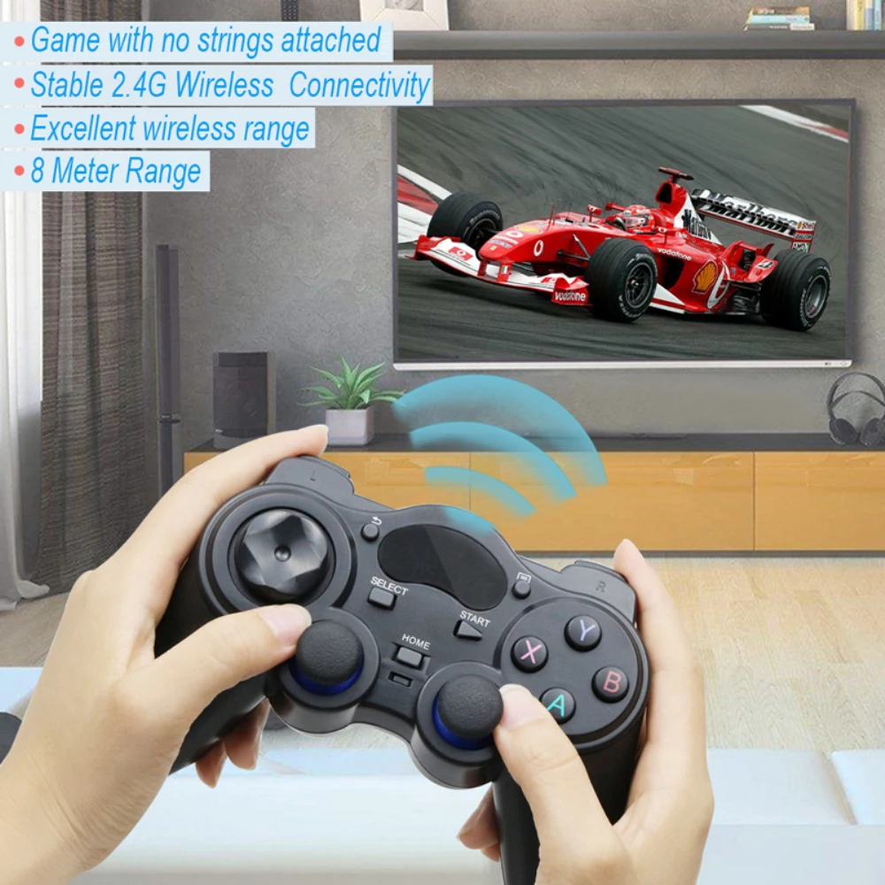 2.4 G Controller Gamepad Android Wireless Joystick Joypad with OTG Converter for PS3/Smart Phone For Tablet PC Smart TV Box
2.4 G Controller Gamepad Android Wireless Joystick Joypad with OTG Converter for PS3/Smart Phone For Tablet PC Smart TV Box