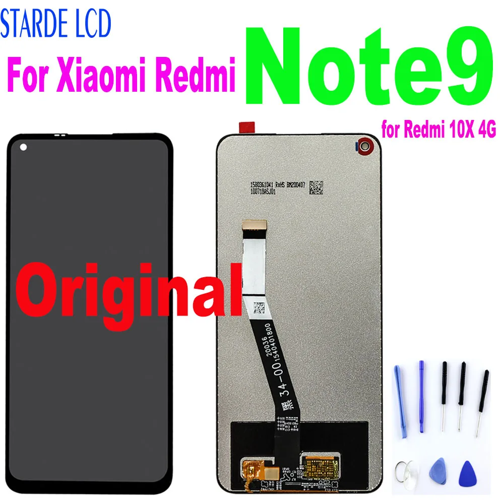 100% Original LCD For Xiaomi Redmi Note9 Display Touch Panel Screen Digitizer Assembly For Redmi 10X 4G Glass Sensor Note 9 Part
100% Original LCD For Xiaomi Redmi Note9 Display Touch Panel Screen Digitizer Assembly For Redmi 10X 4G Glass Sensor Note 9 Part