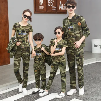 Outdoor camouflage parents' and children's clothes new spring clothes in 2019
Outdoor camouflage parents' and children's clothes new spring clothes in 2019