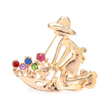 Wuli&baby Plant Flower Lady Brooches For Women Unisex Rhinestone Gardening Girl Party Casual Brooch Pin Gifts
Wuli&baby Plant Flower Lady Brooches For Women Unisex Rhinestone Gardening Girl Party Casual Brooch Pin Gifts