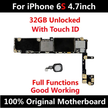 Factory unlock For iPhone 6S 4.7inch Motherboard Original Motherboard For iPhone 6S With/ No Tuch ID IOS Update Support
Factory unlock For iPhone 6S 4.7inch Motherboard Original Motherboard For iPhone 6S With/ No Tuch ID IOS Update Support