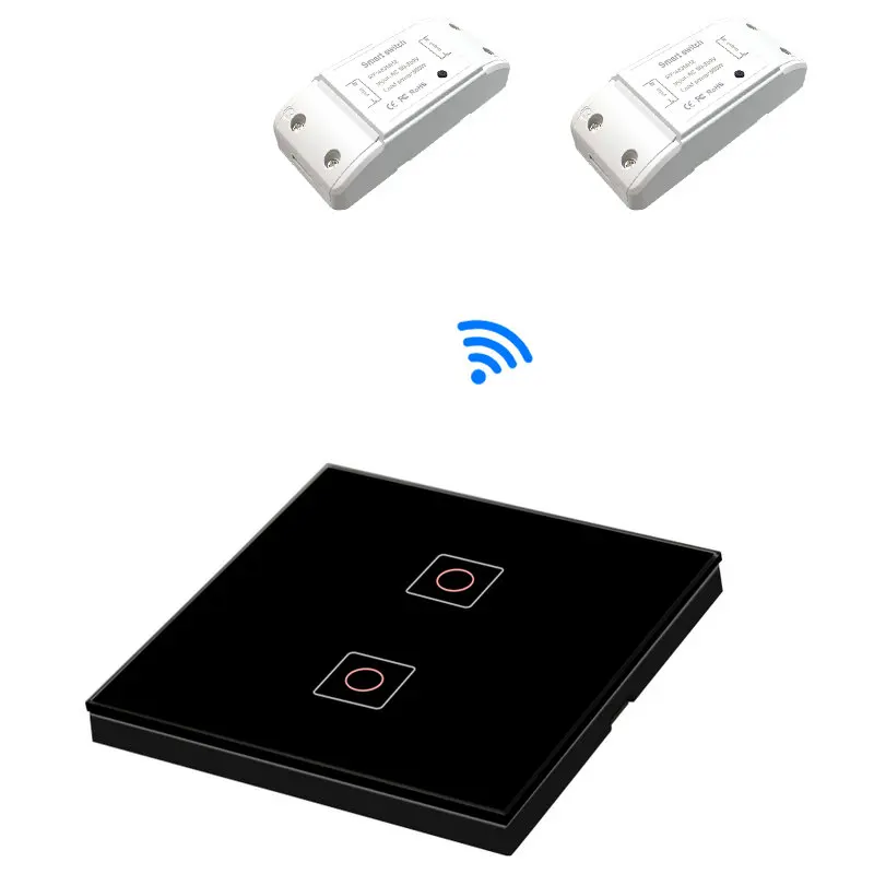 1/2/3 Gang RF Switch Remote Control Wall Touch Switch for refit lamp wall lamp controller interruptor, smart switch
1/2/3 Gang RF Switch Remote Control Wall Touch Switch for refit lamp wall lamp controller interruptor, smart switch