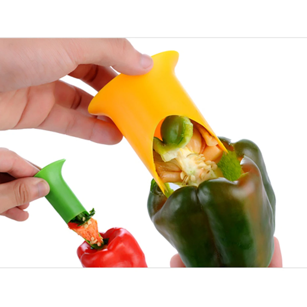 2pcs Kitchen Pepper Vegetable Cooking Core Seed Extractor Practical Clean Vegetable Kitchen Tool to Nuclear Tool
2pcs Kitchen Pepper Vegetable Cooking Core Seed Extractor Practical Clean Vegetable Kitchen Tool to Nuclear Tool