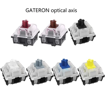 Gateron Optical Switches Interchange Optical Switch Mechanical Keyboard SK61 SK64 Blue, Red, Brown, Black,Yellow,Axis 
Gateron Optical Switches Interchange Optical Switch Mechanical Keyboard SK61 SK64 Blue, Red, Brown, Black,Yellow,Axis