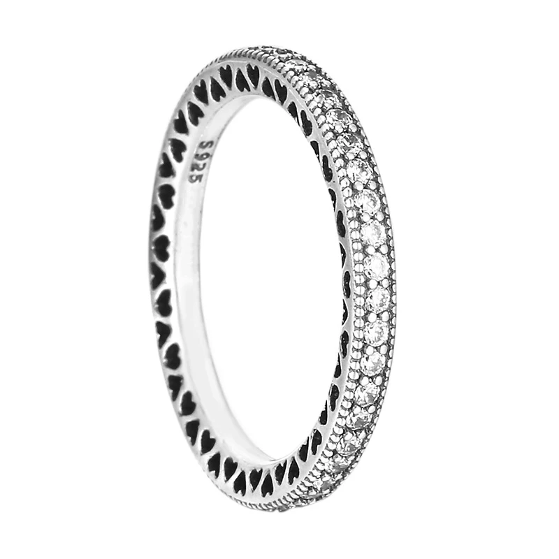 Authentic 925 Sterling Silver Pan Ring Stackable Love Hearts With Crystal Rings For Women Wedding Party Gift Jewelry
Authentic 925 Sterling Silver Pan Ring Stackable Love Hearts With Crystal Rings For Women Wedding Party Gift Jewelry