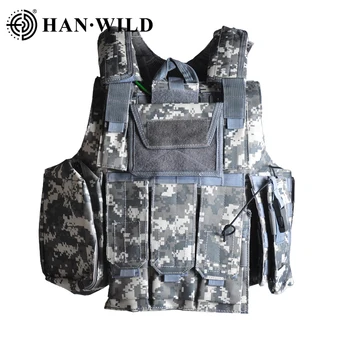HAN WILD Hunting Vests CS Tactical Vest Military 500D Nylon Cloth SWAT Tactical Molle Cs Vest SWAT Forces Combat Training Vest
HAN WILD Hunting Vests CS Tactical Vest Military 500D Nylon Cloth SWAT Tactical Molle Cs Vest SWAT Forces Combat Training Vest
