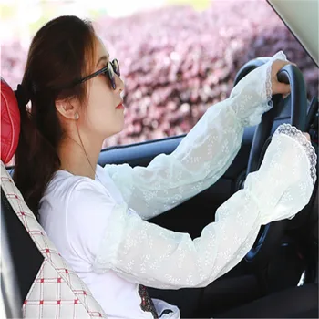 1 Pair Elegant Long Sleeve Lovely Lace Cool Sun UV Protection Net Yarn Women Arm Covers Running Cycling Sleeves For Arm Women
1 Pair Elegant Long Sleeve Lovely Lace Cool Sun UV Protection Net Yarn Women Arm Covers Running Cycling Sleeves For Arm Women