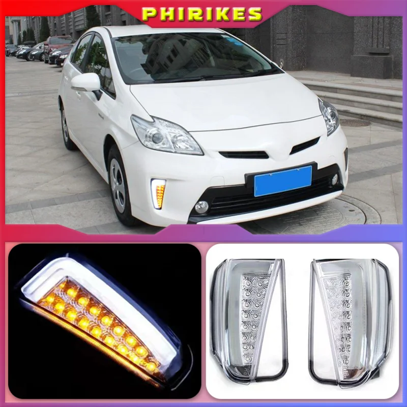 LED Front Bumper DRL Daytime Running Lights + Yellow Turn Signals Light Case For Toyota Prius 30 Series 2012-2014 Driving light
LED Front Bumper DRL Daytime Running Lights + Yellow Turn Signals Light Case For Toyota Prius 30 Series 2012-2014 Driving light