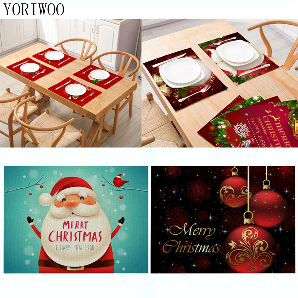 YORIWOO Merry Christmas Placemat Dining Table Mat Kitchen Christmas Tree Decoration Xmas Ornament Happy New Year 2019 Child Gift
YORIWOO Merry Christmas Placemat Dining Table Mat Kitchen Christmas Tree Decoration Xmas Ornament Happy New Year 2019 Child Gift