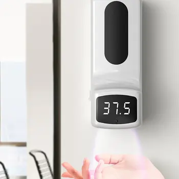 2 in 1 K9 Pro Infrared Thermometer Automatic Soap Dispenser Palm Temperature Measurement and Disinfection Integrated Machine
2 in 1 K9 Pro Infrared Thermometer Automatic Soap Dispenser Palm Temperature Measurement and Disinfection Integrated Machine