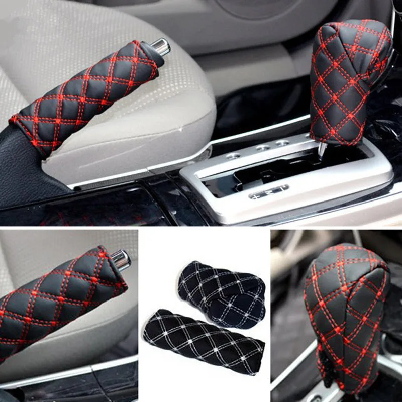 Car Wine Two-Piece Stick Shift Dust Cover Car Handbrake Gear Cover 2-Piece Set Manual Grip Cover Car Interior Trim
Car Wine Two-Piece Stick Shift Dust Cover Car Handbrake Gear Cover 2-Piece Set Manual Grip Cover Car Interior Trim