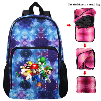 New Super Mario Bros Backpack Teens Boys Girls Men Women Multifunction Backpacks School Bag Teens Casual Foldable Backpack
New Super Mario Bros Backpack Teens Boys Girls Men Women Multifunction Backpacks School Bag Teens Casual Foldable Backpack