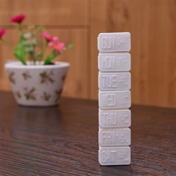 7 Days Weekly Transparent 7 Compartment Lid Tablet Pill Box Holder Medicine Storage Organizer Case Container
7 Days Weekly Transparent 7 Compartment Lid Tablet Pill Box Holder Medicine Storage Organizer Case Container