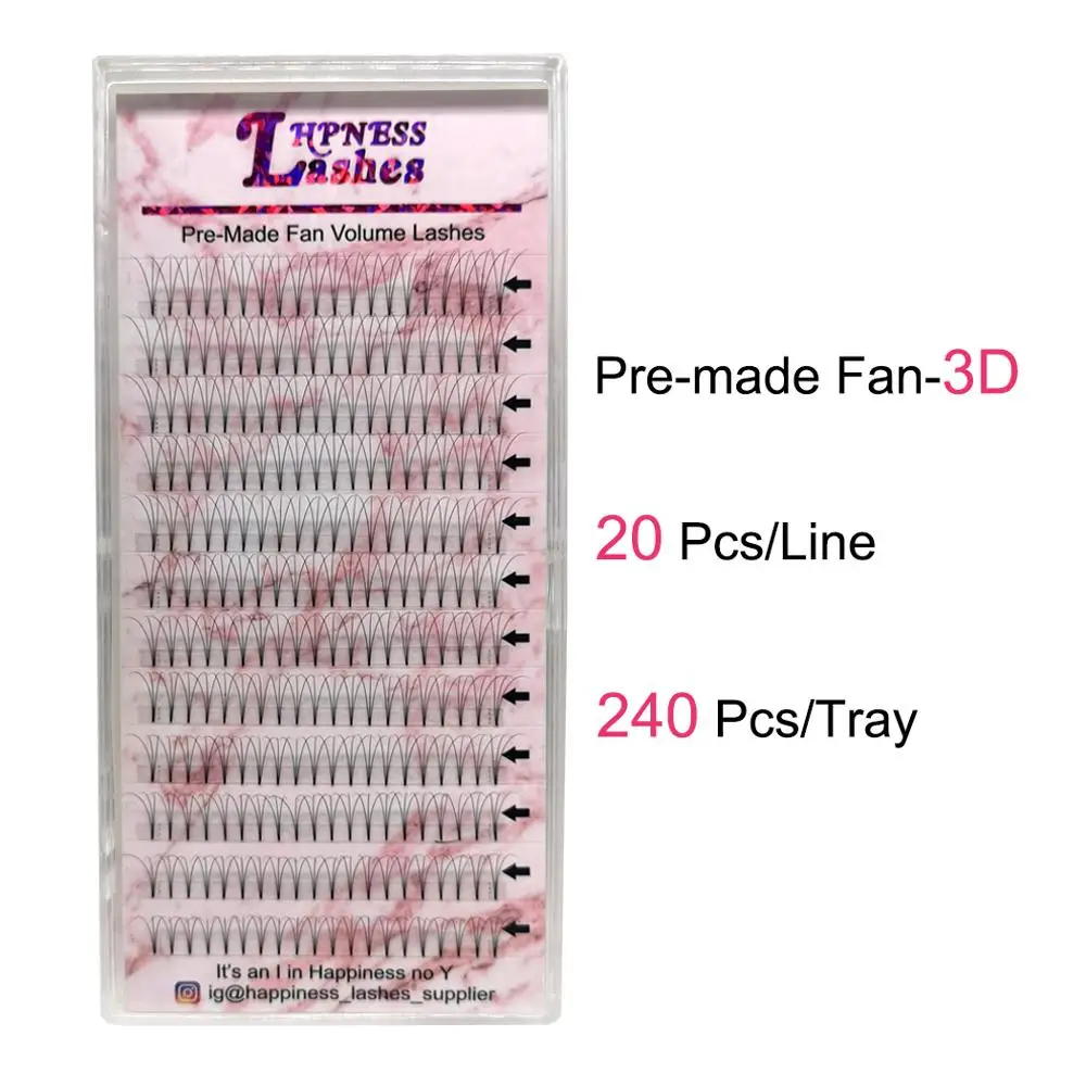Pre-Made Fan 3D 4D 5D Volume Lashes Extremely Soft Eyelash Extension Silk Mink Lashes Short Stems Foil/Silver Back HPNESS
Pre-Made Fan 3D 4D 5D Volume Lashes Extremely Soft Eyelash Extension Silk Mink Lashes Short Stems Foil/Silver Back HPNESS