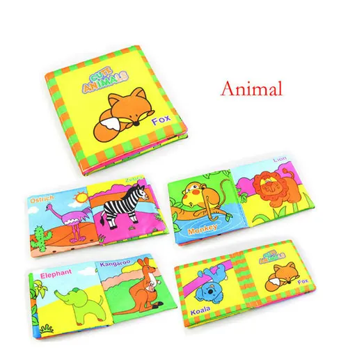 1 pcs Cloth Book Fabric Book Early Educational Toy Sensory Book 14x16cm Infant Cloth Book Learning Animal
1 pcs Cloth Book Fabric Book Early Educational Toy Sensory Book 14x16cm Infant Cloth Book Learning Animal