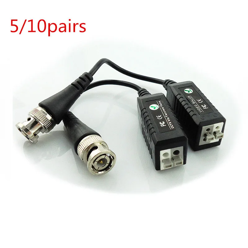 5/10pairs Enhanced Twisted Bnc Cctv Video Balun Passive audio camera Transceiver Utp Balun Bnc Mail To Cat5 Cctv Cable K13
5/10pairs Enhanced Twisted Bnc Cctv Video Balun Passive audio camera Transceiver Utp Balun Bnc Mail To Cat5 Cctv Cable K13