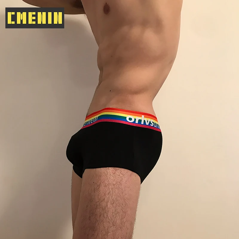 

CMENIN Sexy Men Underwear Boxer Cotton Breathable Boxershorts Underpants Fashion Lingerie Cueca Male Panties Boxers OR507