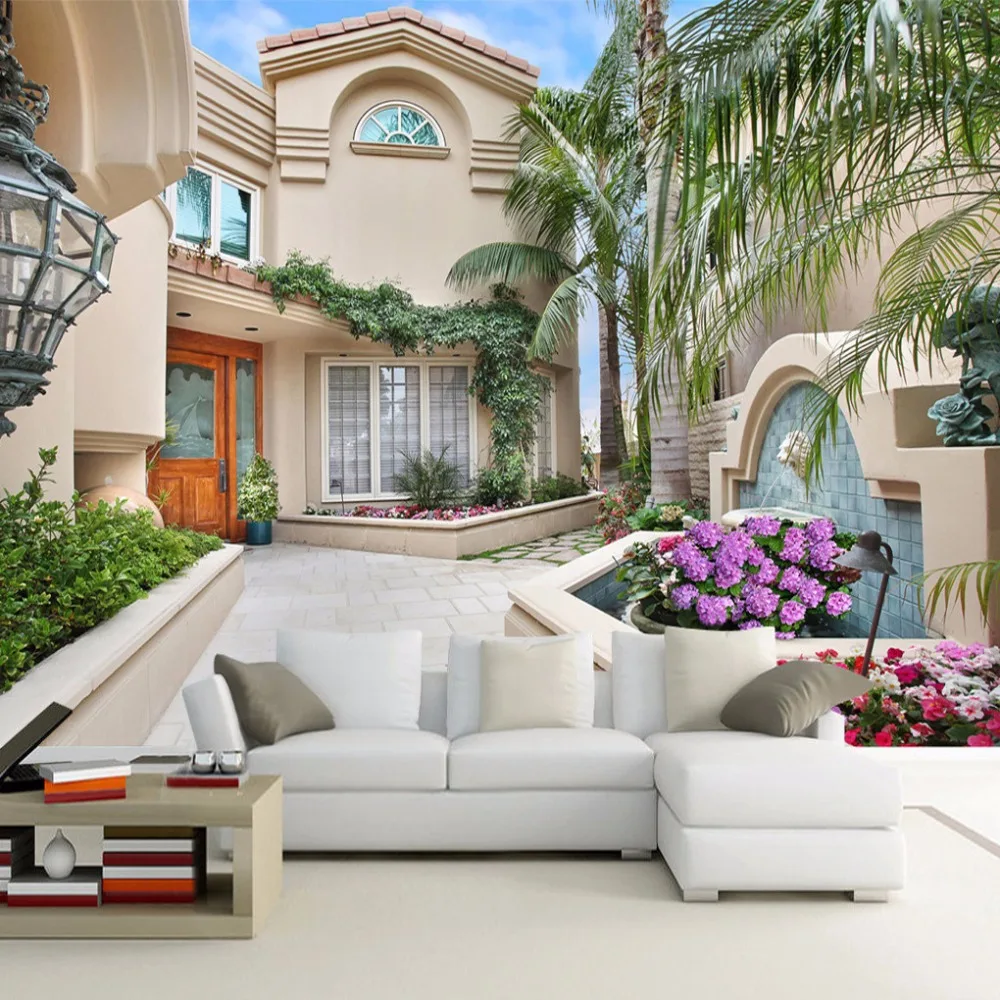 Drop Shipping Custom Photo Wallpaper 3D Space Expansion The Town Villa Landscape Wall Mural Photograph Paper Papel Pintado 
Drop Shipping Custom Photo Wallpaper 3D Space Expansion The Town Villa Landscape Wall Mural Photograph Paper Papel Pintado