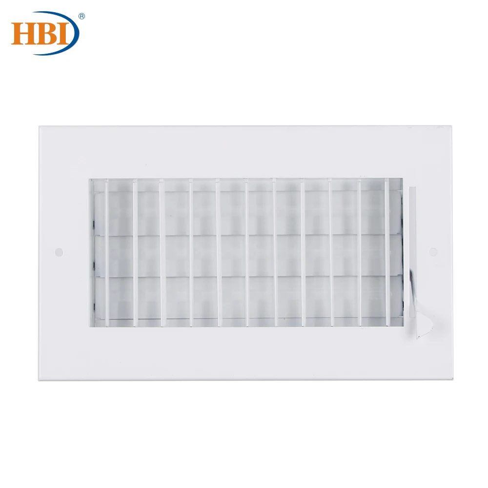 HBI W8" x H4" Adjustable Blade White Ceiling/Sidewall Air Register Vent Cover Diffuser Heavy Duty Stamped Steel
HBI W8" x H4" Adjustable Blade White Ceiling/Sidewall Air Register Vent Cover Diffuser Heavy Duty Stamped Steel