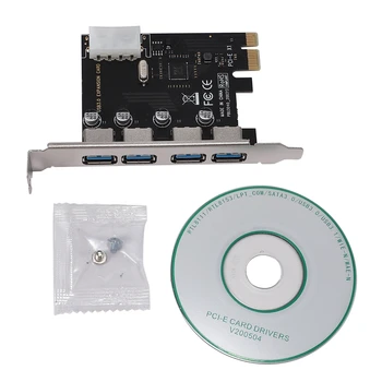 3.0 PCI-E to USB Adapter Card Built-in Desktop Expansion Card 4-Port High-Speed 3.0USB PCIe USB 3.0 Hub Adapter
3.0 PCI-E to USB Adapter Card Built-in Desktop Expansion Card 4-Port High-Speed 3.0USB PCIe USB 3.0 Hub Adapter