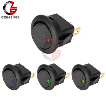 4Pcs Mixed Colors Toggle Switch 12V LED Dot Light Car Auto Boat 3Pin Round Rocker ON/OFF Toggle SPST Switch for Flash Light
4Pcs Mixed Colors Toggle Switch 12V LED Dot Light Car Auto Boat 3Pin Round Rocker ON/OFF Toggle SPST Switch for Flash Light