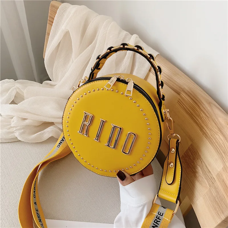 Handbag Versitile Fashion Shoulder Small round Bag PU Leather Simple chao yang Gas Cross-body Textured Bag
Handbag Versitile Fashion Shoulder Small round Bag PU Leather Simple chao yang Gas Cross-body Textured Bag