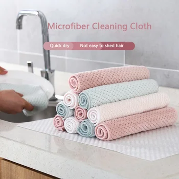 Kitchen Microfiber Dish Cloth Anti-grease Wiping Rag Efficient Super Absorbent Microfiber Cleaning Cloth Home Dish Cleaning Towe
Kitchen Microfiber Dish Cloth Anti-grease Wiping Rag Efficient Super Absorbent Microfiber Cleaning Cloth Home Dish Cleaning Towe