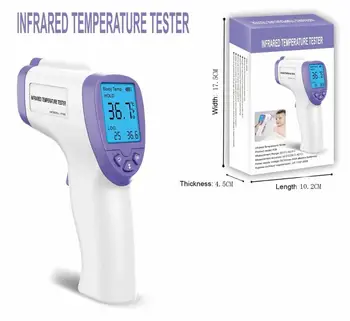 Forehead Thermometer Non Contact Infrared Thermometer Body Temperature Fever Digital Measure Tool for Baby Adult
Forehead Thermometer Non Contact Infrared Thermometer Body Temperature Fever Digital Measure Tool for Baby Adult