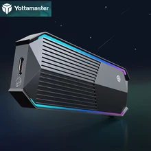 Yottamaster WA1 M.2 NVMe Enclosure RGB Aluminum USB3.1 Type-C External Up to 990MB/s for M Key M&B Key 2230/2242/2260/2280 SSD
Yottamaster WA1 M.2 NVMe Enclosure RGB Aluminum USB3.1 Type-C External Up to 990MB/s for M Key M&B Key 2230/2242/2260/2280 SSD