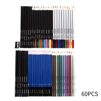 Sketch Pencil Set 60pcs Stationery Portable Painting Tool Set Sketch Pencil Art Supplies Crafts Artist Drawing Student Graffiti
Sketch Pencil Set 60pcs Stationery Portable Painting Tool Set Sketch Pencil Art Supplies Crafts Artist Drawing Student Graffiti
