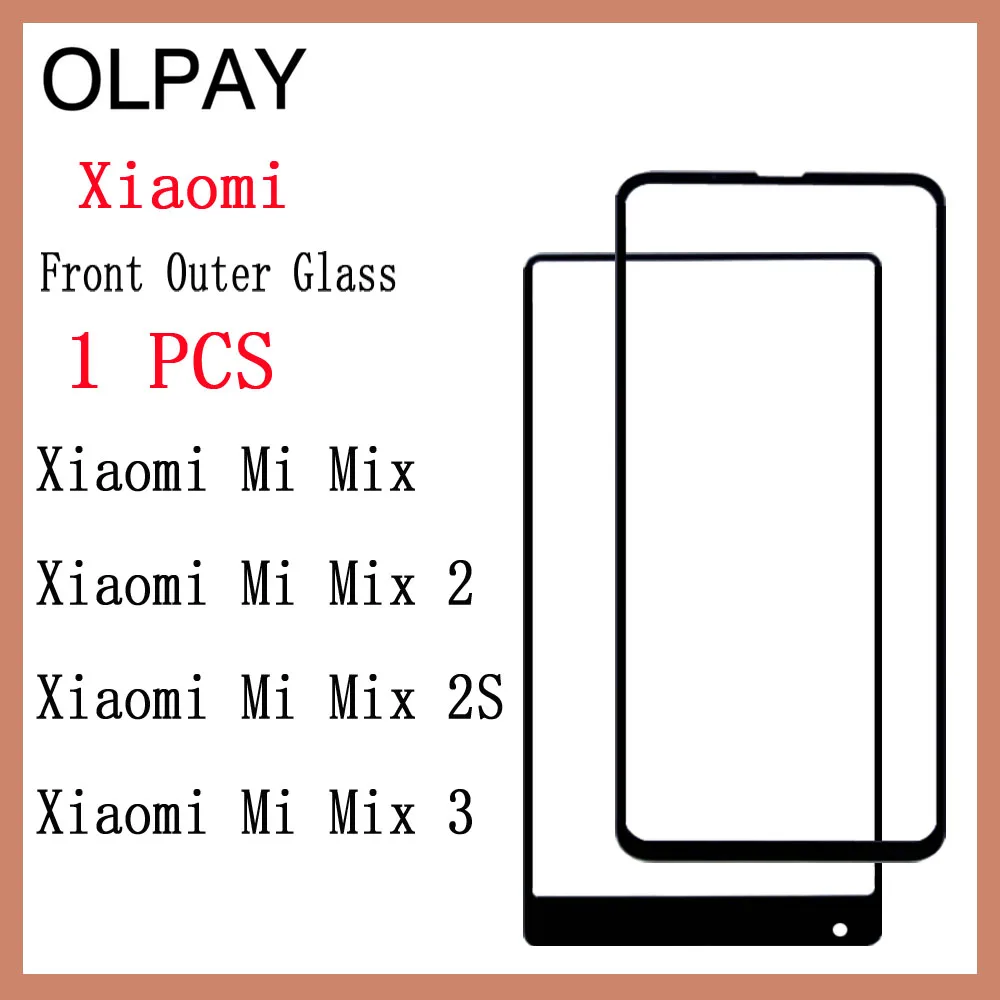 Сенсорное стекло для Xiaomi Mi Mix / 2 2S 3 ЖК панель переднее внешнее сенсорная запасные