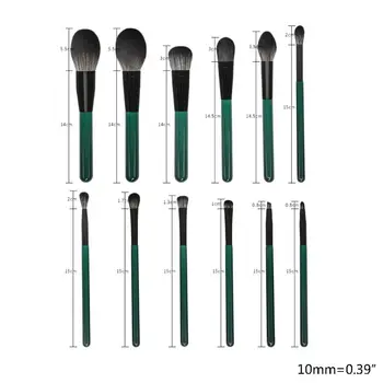 Makeup Brushes Set Synthetic Fibers Foundation Eyeshadow Blush Lip Powder Brush 
Makeup Brushes Set Synthetic Fibers Foundation Eyeshadow Blush Lip Powder Brush