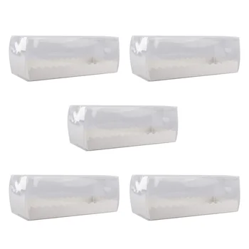 5PCS Swiss Roll Packing Boxes Rectangle Baking Cake Boxes Clear Long Dessert Boxes for Bakery 
5PCS Swiss Roll Packing Boxes Rectangle Baking Cake Boxes Clear Long Dessert Boxes for Bakery