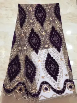 Hot Sale Velvet Lace Fabric High Quality African French Lace Fabric Sequins Lace Embroidery For african wedding lace
Hot Sale Velvet Lace Fabric High Quality African French Lace Fabric Sequins Lace Embroidery For african wedding lace