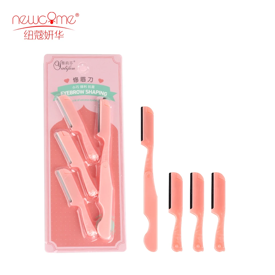 NEWCOME 4 Pcs Eyebrow Trimmer Blade Shaver Portable Face Razor Eye Brow Epilation Hair Removal Cutters Safety Razor Woman Makeup
NEWCOME 4 Pcs Eyebrow Trimmer Blade Shaver Portable Face Razor Eye Brow Epilation Hair Removal Cutters Safety Razor Woman Makeup