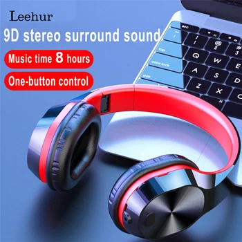 Leehur 9D Stereo Surround Headphones Earphone Bluetooth 5.0 Wireless Music Headset with Mic Support TF Card MP3 fone de ouvido 
Leehur 9D Stereo Surround Headphones Earphone Bluetooth 5.0 Wireless Music Headset with Mic Support TF Card MP3 fone de ouvido