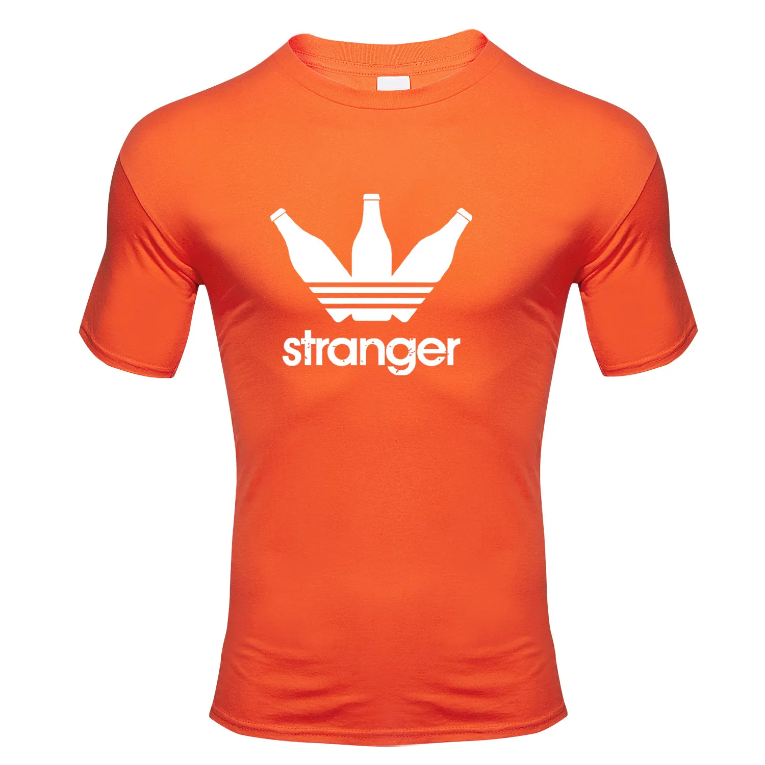 2020 New Summer Men's Fashion T-Shirt Printed TheBottle T-Shirt O-Neck Short-Sleeved and Style T-Shirt 95% Cotton Sport
